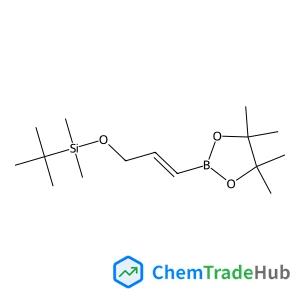 Dimethyl(2-methyl-2-propanyl){[(2E)-3-(4,4,5,5-tetramethyl-1,3,2-dioxaborolan-2-yl)-2-propen-1-yl]oxy}silane