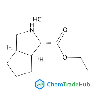 Ethyl (1S,3aR,6aS)-octahydrocyclopenta[c]pyrrole-1-carboxylate hydrochloride (1:1)