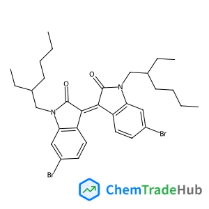 (3E)-6-Bromo-3-[6-bromo-1-(2-ethylhexyl)-2-oxo-1,2-dihydro-3H-indol-3-ylidene]-1-(2-ethylhexyl)-1,3-dihydro-2H-indol-2-one