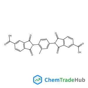 2,2'-(2-Methyl-1,4-phenylene)bis(1,3-dioxo-5-isoindolinecarboxylic acid) 2,2'-(2-Methyl-1,4-phenylene)bis(1,3-dioxo-5-isoindolinecarboxylic acid)