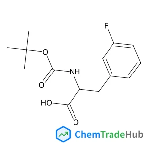 3-Fluoro-N-{[(2-methyl-2-propanyl)oxy]carbonyl}-L-phenylalanine