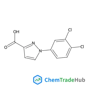 1-(3,4-Dichlorophenyl)-1H-pyrazole-3-carboxylic acid structure 1-(3,4-Dichlorophenyl)-1H-pyrazole-3-carboxylic acid structure