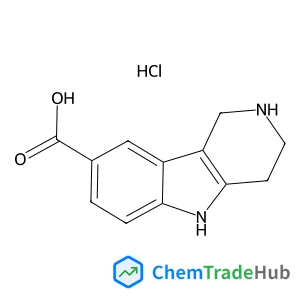 2,3,4,5-Tetrahydro-1H-pyrido[4,3-b]indole-8-carboxylic acid hydrochloride (1:1)
