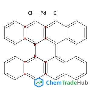 1,1'-Binaphthalene-2,2'-diylbis(diphenylphosphine) - dichloropalladium (1:1)