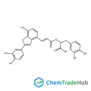 (2R)-3-(3,4-Dihydroxyphenyl)-2-({(2E)-3-[2-(3,4-dihydroxyphenyl)-7-hydroxy-1-benzofuran-4-yl]-2-propenoyl}oxy)propanoic acid