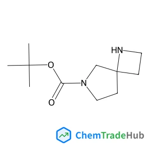 2-Methyl-2-propanyl 1,6-diazaspiro[3.4]octane-6-carboxylate structure