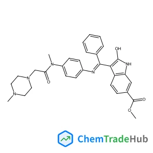 (Z)-methyl 3-((4-(N-methyl-2-(4-methylpiperazin-1-yl)acetamido)phenylamino)(phenyl)methylene)-2-oxoindoline-6-carboxylate