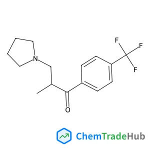1-PROPANONE, 2-METHYL-3-(1-PYRROLIDINYL)-1-[4-(TRIFLUOROMETHYL)PHENYL]-, (2R)