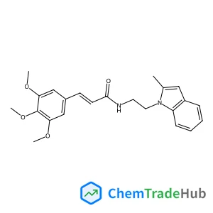 (2E)-N-[2-(2-Methyl-1H-indol-1-yl)ethyl]-3-(3,4,5-trimethoxyphenyl)acrylamide