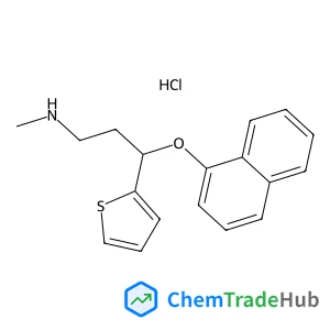 N-Methyl-3-(1-naphthyloxy)-3-(2-thienyl)-1-propanamine hydrochloride (1:1)