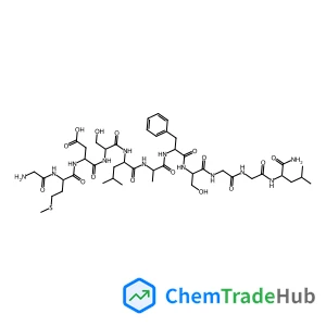 Glycyl-L-methionyl-L-alpha-aspartyl-L-seryl-L-leucyl-L-alanyl-L-phenylalanyl-L-serylglycylglycyl-L-leucinamide Glycyl-L-methionyl-L-alpha-aspartyl-L-seryl-L-leucyl-L-alanyl-L-phenylalanyl-L-serylglycylglycyl-L-leucinamide