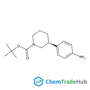 2-Methyl-2-propanyl (3S)-3-(4-aminophenyl)-1-piperidinecarboxylate