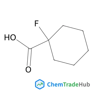 1-Fluorocyclohexanecarboxylic acid structure 1-Fluorocyclohexanecarboxylic acid structure