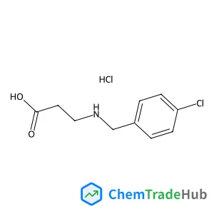 N-(4-Chlorobenzyl)-beta-alanine hydrochloride (1:1) structure N-(4-Chlorobenzyl)-beta-alanine hydrochloride (1:1) structure