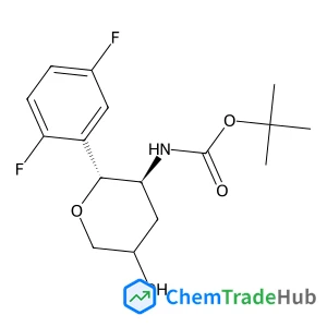 (2xi,5R)-1,5-Anhydro-3,4-dideoxy-5-(2,5-difluorophenyl)-4-({[(2-methyl-2-propanyl)oxy]carbonyl}amino)-D-glycero-pentitol