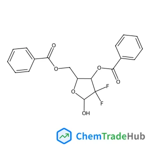((2R,3R)-3-(benzoyloxy)-4,4-difluoro-5-hydroxytetrahydrofuran-2-yl)methyl benzoate