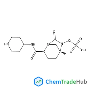(2S,5R)-7-Oxo-N-(4-piperidinyl)-6-(sulfooxy)-1,6-diazabicyclo[3.2.1]octane-2-carboxamide