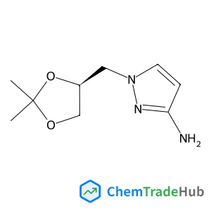 1-{[(4S)-2,2-Dimethyl-1,3-dioxolan-4-yl]methyl}-1H-pyrazol-3-amine