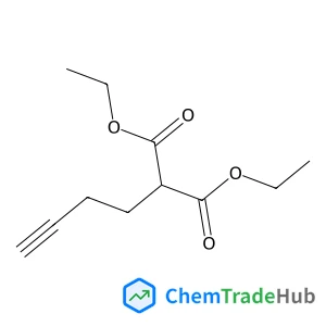 Diethyl 2-(but-3-yn-1-yl)malonate structure Diethyl 2-(but-3-yn-1-yl)malonate structure