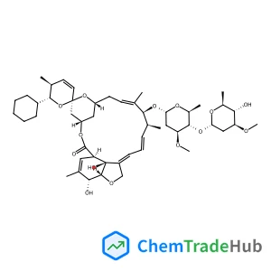 25-Cyclohexyl-5-O-demethyl-25-de(1-methylpropyl)avermectin A1a