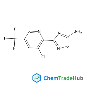 3-[3-Chloro-5-(trifluoromethyl)-2-pyridinyl]-1,2,4-thiadiazol-5-amine