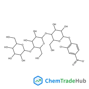 2-Chloro-4-nitrophenyl alpha-D-glucopyranosyl-(1->4)-alpha-D-glucopyranosyl-(1->4)-alpha-D-glucopyranoside