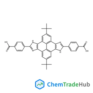 4,4'-[2,8-Bis(2-methyl-2-propanyl)-4,10-dihydroimidazo[4',5':9,10]pyreno[4,5-d]imidazole-5,11-diyl]dibenzoic acid