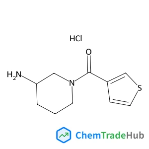 (3-Amino-piperidin-1-yl)-thiophen-3-yl-methanone hydrochloride structure