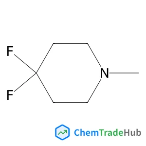 4,4-Difluoro-1-methylpiperidine structure
