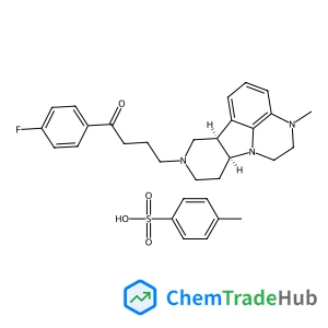 (6bR,10aS)-8-[4-(4-Fluorophenyl)-4-oxobutyl]-3-methyl-2,3,6b,7,8,9,10,10a-octahydro-1H-pyrido[3',4':4,5]pyrrolo[1,2,3-de]quinoxalin-8-ium 4-methylbenzenesulfonate