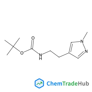 2-Methyl-2-propanyl [2-(1-methyl-1H-pyrazol-4-yl)ethyl]carbamate