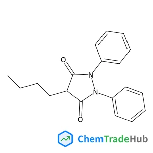 4-Butyl-1,2-diphenyl-3,5-pyrazolidinedione 4-Butyl-1,2-diphenyl-3,5-pyrazolidinedione