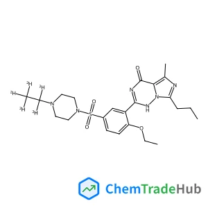 2-(2-Ethoxy-5-{[4-(~2~H_5_)ethyl-1-piperazinyl]sulfonyl}phenyl)-5-methyl-7-propylimidazo[5,1-f][1,2,4]triazin-4(1H)-one