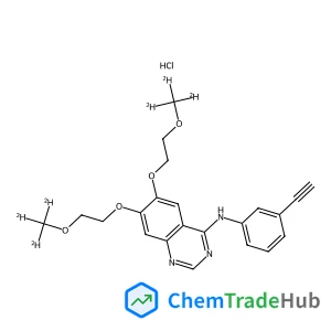 N-(3-Ethynylphenyl)-6,7-bis{2-[(~2~H_3_)methyloxy]ethoxy}-4-quinazolinamine hydrochloride (1:1)