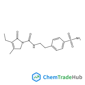 3-Ethyl-4-methyl-2-oxo-N-[2-(4-sulfamoylphenyl)ethyl]-2,5-dihydro-1H-pyrrole-1-carboxamide