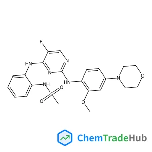N-(2-(2-(2-Methoxy-4-morpholinophenylamino)-5-fluoropyrimidin-4-ylamino)phenyl)methanesulfonamide N-(2-(2-(2-Methoxy-4-morpholinophenylamino)-5-fluoropyrimidin-4-ylamino)phenyl)methanesulfonamide