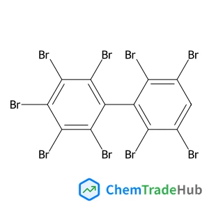 2,2',3,3',4,5,5',6,6'-Nonabromobiphenyl structure