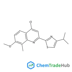 2-(4-Chloro-7-methoxy-8-methylquinolin-2-yl)-4-isopropylthiazole