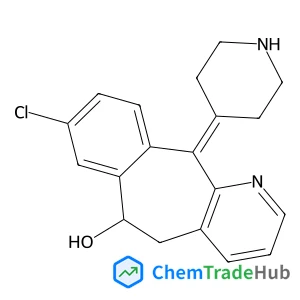 8-Chloro-11-(4-piperidinylidene)-6,11-dihydro-5H-benzo[5,6]cyclohepta[1,2-b]pyridin-6-ol