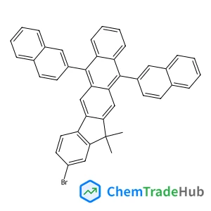 2-Bromo-13,13-dimethyl-6,11-di(naphthalen-2-yl)-13h-indeno[1,2-b]anthracene