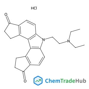 6-(2-(Diethylamino)ethyl)-10,11-dihydro-1H-dicyclopenta[c,g]carbazole-3,9(2H,6H)-dione hydrochloride