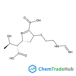 (2R)-2-[(1S,2R)-1-Carboxy-2-hydroxypropyl]-4-({2-[(iminomethyl)amino]ethyl}sulfanyl)-3,4-dihydro-2H-pyrrole-5-carboxylic acid