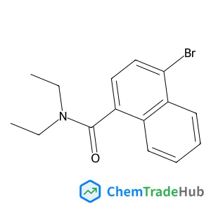 4-bromo-N,N-diethyl-naphthalene-1-carboxamide 4-bromo-N,N-diethyl-naphthalene-1-carboxamide