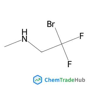 2-Bromo-2,2-difluoro-N-methylethanamine structure