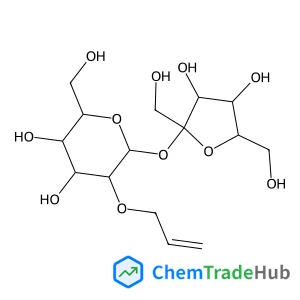 6-O-Allylhex-2-ulofuranosyl hexopyranoside structure