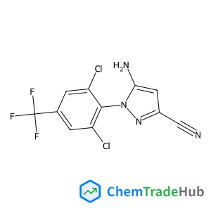 5-Amino-1-[2,6-dichloro-4-(trifluoromethyl)phenyl]-1H-pyrazole-3-carbonitrile