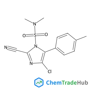 4-chloro-2-cyano-N,N-dimethyl-5-(4-methylphenyl)-1H-imidazole-1-sulfonamide
