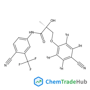 (2S)-3-(4-Cyanophenoxy-2,3,5,6-d4)-N-[4-cyano-3-(trifluoromethyl)phenyl]-2-hydroxy-2-methylpropanamid