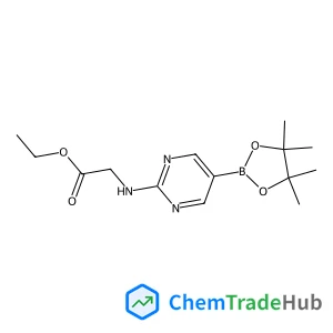 2-(Ethoxycarbonylmethylamino)pyrimidine-5-boronic Acid, Pinacol Ester