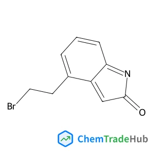 4-(2'-Bromomethyl)-1,3-dihydro-2H-indole-2-one structure 4-(2'-Bromomethyl)-1,3-dihydro-2H-indole-2-one structure